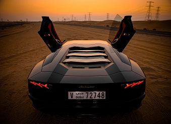 black car