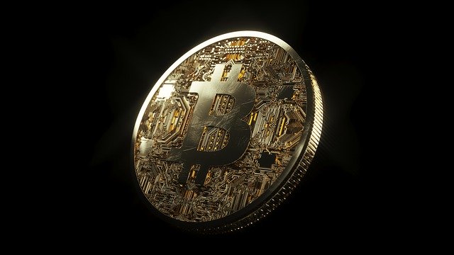 bitcoin moneta 3D