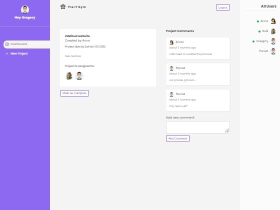 Chat web app to find online friends