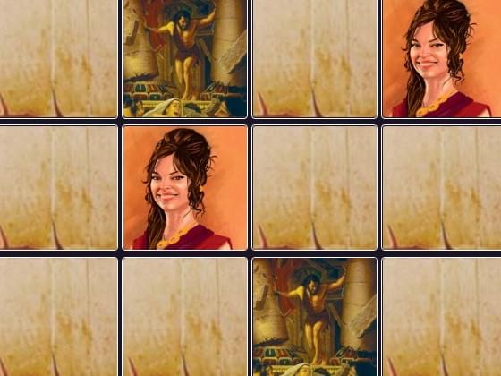 Memory game. Find two identical pictures